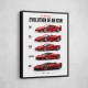 Ferrari Evolution Sports Cars Wall Art