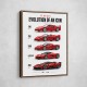 Ferrari Evolution Sports Cars Wall Art