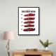 Ferrari Evolution Sports Cars Wall Art