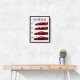 Ferrari Red Hypercars Classic Wall Art