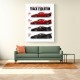 Ferrari Track Evolution Racing Cars Art Print