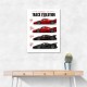 Ferrari Track Evolution Racing Cars Art Print