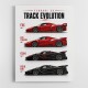 Ferrari Track Evolution Racing Cars Art Print