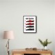 Ferrari Track Evolution Racing Cars Art Print
