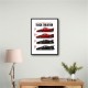 Ferrari Track Evolution Racing Cars Art Print