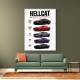 Hellcat Legends Extreme American Performance Series Art Poster