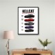Hellcat Legends Extreme American Performance Series Art Poster