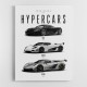 Koenigsegg Hypercars Evolution Wall Art Poster 2