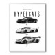 Koenigsegg Hypercars Evolution Wall Art Poster 2
