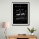 Koenigsegg Car Evolution Black Wall Art