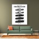 Koenigsegg Evolution Timeline Supercar Wall Art