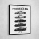Koenigsegg Evolution Timeline Supercar Wall Art