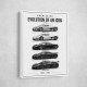 Koenigsegg Evolution Timeline Supercar Wall Art