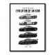Koenigsegg Evolution Timeline Supercar Wall Art