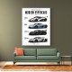Koenigsegg Modern Hypercars Automotive Art Print
