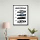 Koenigsegg Modern Hypercars Automotive Art Print