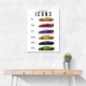 Lamborghini Icons Classic Sports Cars Wall Art