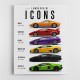 Lamborghini Icons Sports Cars Wall Art 2