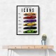 Lamborghini Icons Sports Cars Wall Art 2