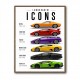 Lamborghini Icons Sports Cars Wall Art 2