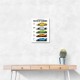 Lamborghini V10 Evolution Colorful Wall Art