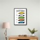 Lamborghini V10 Evolution Colorful Wall Art