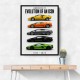 Lamborghini V12 Evolution Classic Modern Art Print