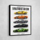 Lamborghini V12 Evolution Classic Modern Art Print