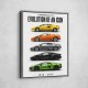 Lamborghini V12 Evolution Classic Modern Art Print