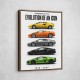 Lamborghini V12 Evolution Classic Modern Art Print