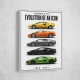 Lamborghini V12 Evolution Classic Modern Art Print