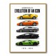 Lamborghini V12 Evolution Classic Modern Art Print