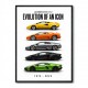 Lamborghini V12 Evolution Classic Modern Art Print