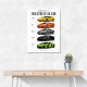 Lamborghini V12 Evolution Supercars Wall Art