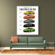 Lamborghini V12 Evolution Supercars Wall Art