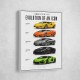 Lamborghini V12 Evolution Supercars Wall Art