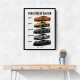 Mclaren Cars Evolution Iconic Wall Art