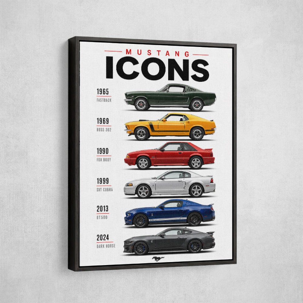 Mustang Icons Midnight Edition Performance Series