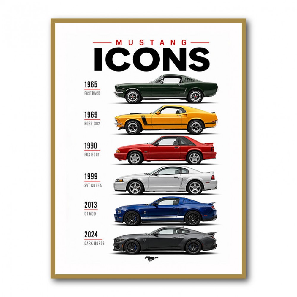 Mustang Icons Midnight Edition Performance Series