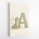 A For Alligator Nursery Wall Art
