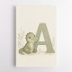 A For Alligator Nursery Wall Art