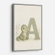 A For Alligator Nursery Wall Art