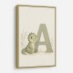 A For Alligator Nursery Wall Art