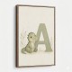 A For Alligator Nursery Wall Art