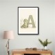 A For Alligator Nursery Wall Art