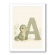 A For Alligator Nursery Wall Art
