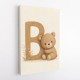 B For Bear Childrens Wall Art