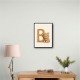 B For Bear Childrens Wall Art