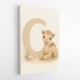 C For Camel Animal Wall Art