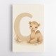 C For Camel Animal Wall Art